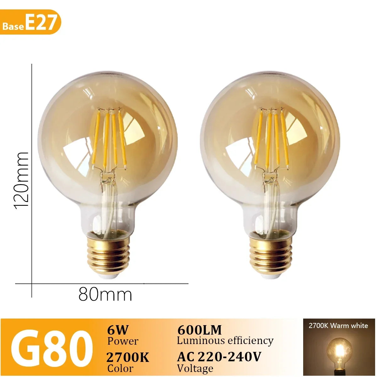 LED Filament Light Bulbs