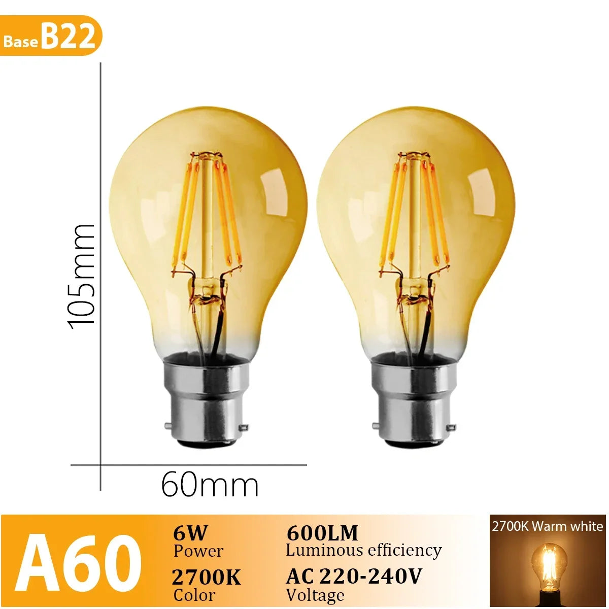 LED Filament Light Bulbs