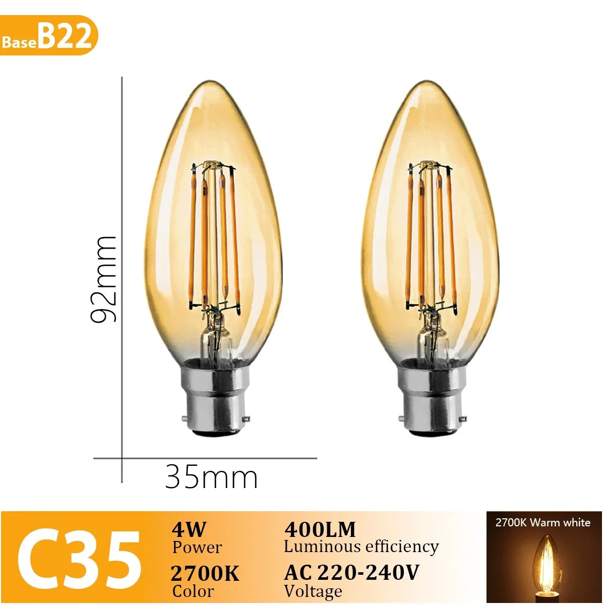 LED Filament Light Bulbs