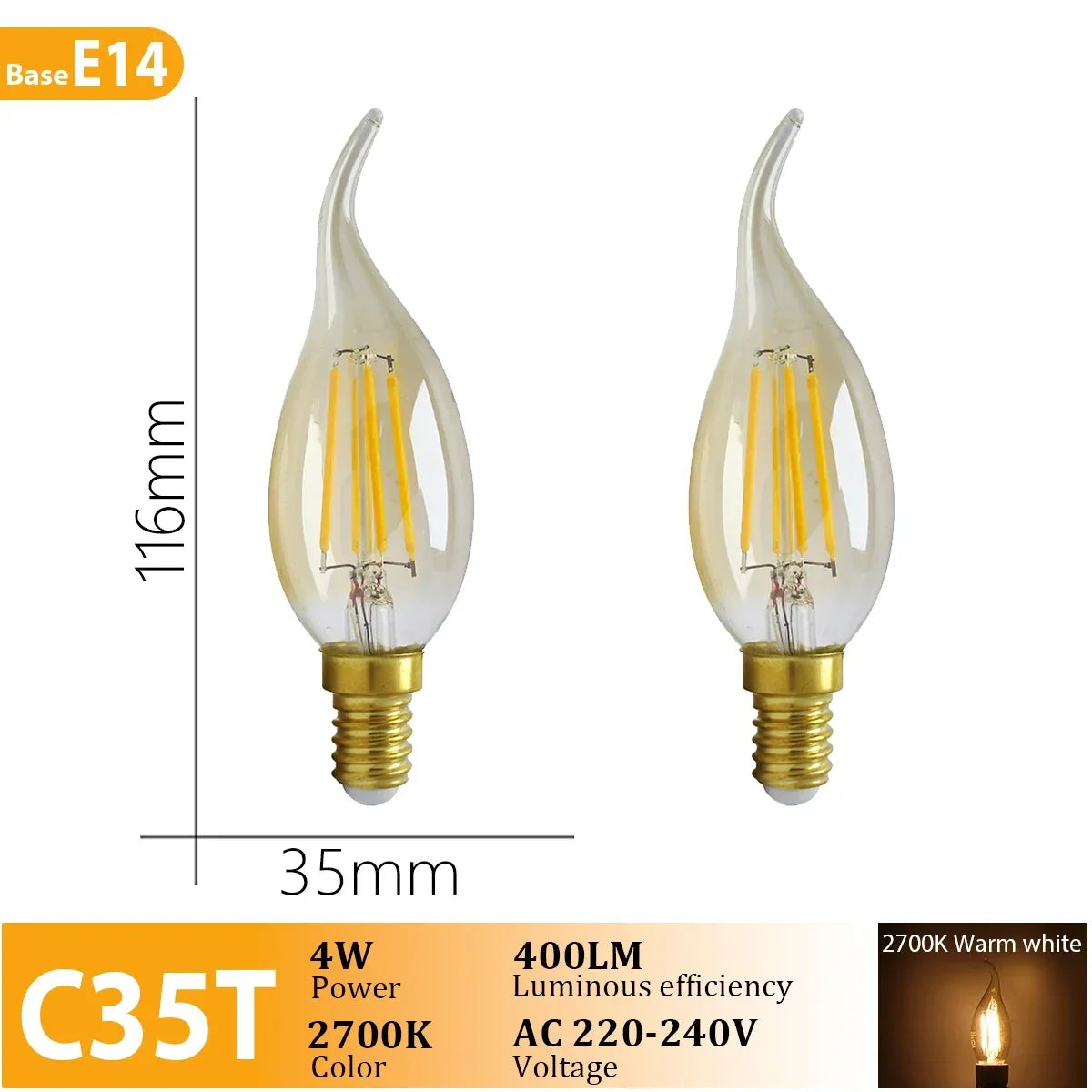 LED Filament Light Bulbs