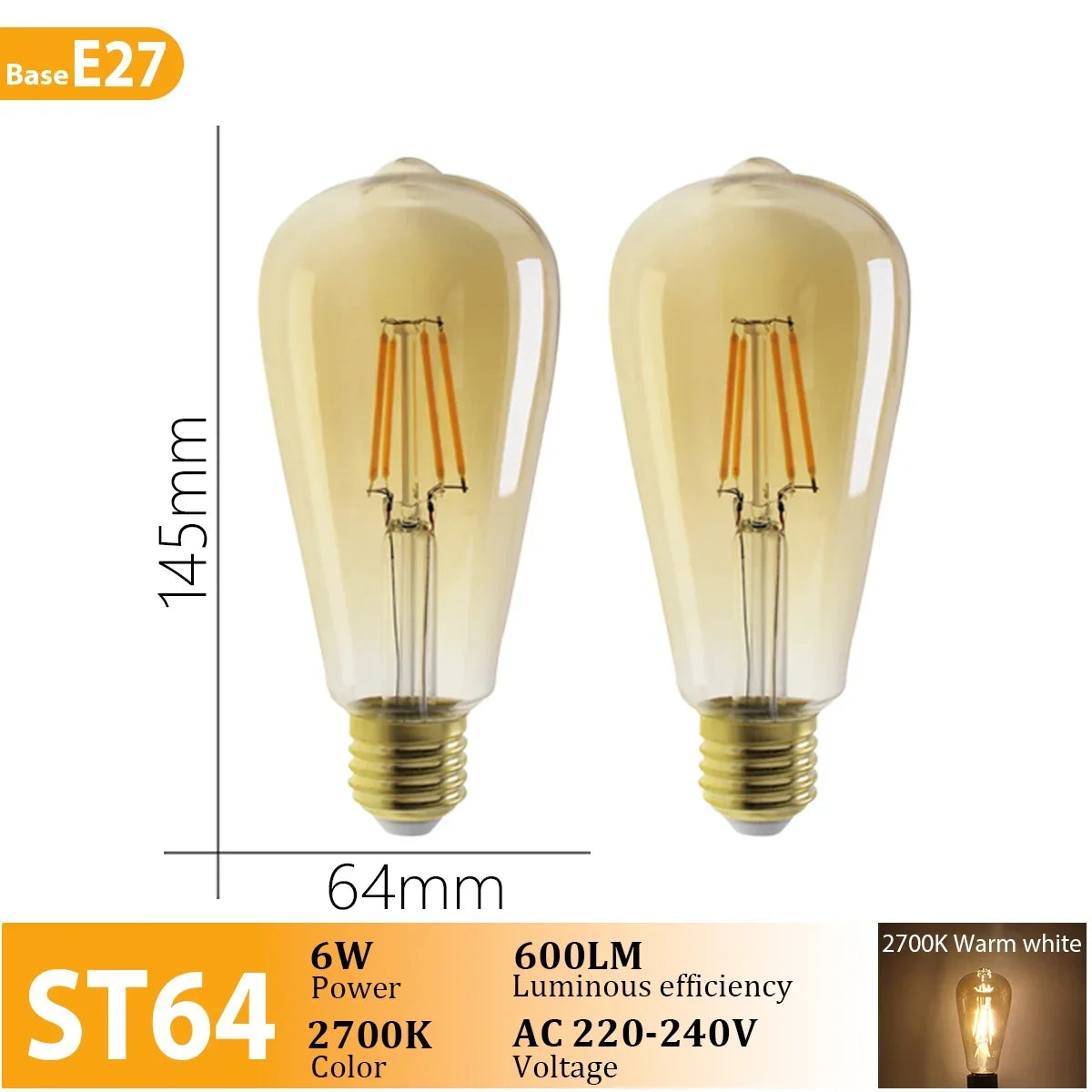 LED Filament Light Bulbs
