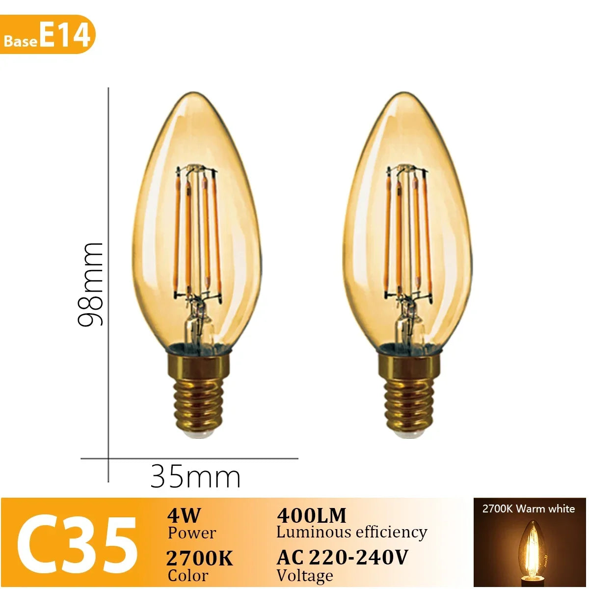 LED Filament Light Bulbs